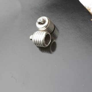 10 Schmuckzubehr Endkappen 11*8 mm ( 6 mm)
