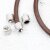 10 Bell End Cap, Leather Cord Clasp 11*8  mm (Ø 6 mm)