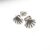 5 Pairs Shell Earrings, Seashell Stud Earrings, antique silver