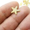 Starfish Stud Earrings, gold