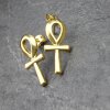 5 Pairs Ankh Earrings, Stud Earrings