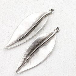 10 pcs. Leaf Charms Pendant