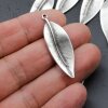 10 pcs. Leaf Charms Pendant