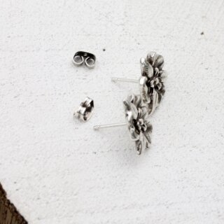 Blumen Edelwei Ohrstecker Ohrringe