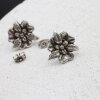 Flower Edelweiss stud earringss