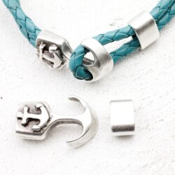 1 Set Anchor Clasp for leather or Cord Bracelet