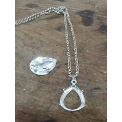 Necklace Setting for 13*18 mm Teardrop Crystals