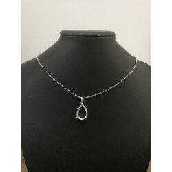 Necklace Setting for 13*18 mm Teardrop Crystals