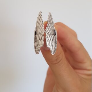 Ring Engelsflgel altsilber