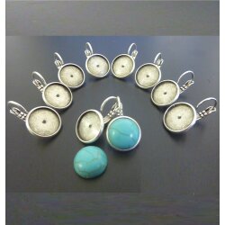 Earring Setting for 12 mm Cabochons