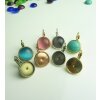 Ohrring Fassung für 12 mm Cabochons