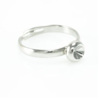 16 mm Ring Fassung fr 10 mm Rivoli Swarovski Stein