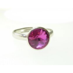 16 mm Ring Fassung für 10 mm Rivoli Swarovski Stein