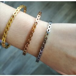 Hochwertiges Metallarmband mit Klickverschluss