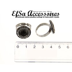 Ring setting for 12 mm Rivoli Crystals