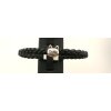 Cute braided leather bracelet cat with magnetic closure