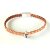 Cute braided leather bracelet Lock with magnetic closure
