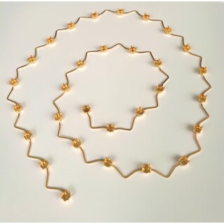 Kesselkette Zickzack fr 8 mm Chatons oder Rivoli, per Meter