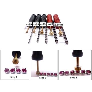 Kesselkette Zickzack fr 8 mm Chatons oder Rivoli, per Meter