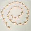 Cupchain zigzag for 8 mm Chatons or Rivoli, per meter