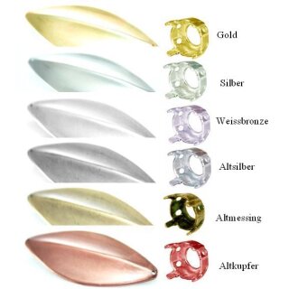 Armband Fassung fr 8 mm Chatons und 19x11,5 mm Galactic Fancy Swarovski Kristalle