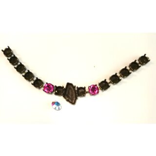 Armband Fassung fr 8 mm Chatons und 19x11,5 mm Galactic Fancy Swarovski Kristalle