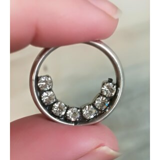 Ring Anhnger mit Crystal Strassrand