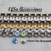 1 m Cupchain for Bracelet for 12 mm Rivoli Crystals