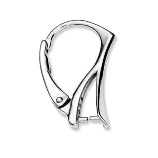 Brisur, Ohrhaken 18,00 x11,80 mm 925 Sterling Silber