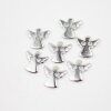20 Armband Verbinder Engel, Metallperle Engel - Rhodium