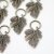 10 Leaf charms, Antique Bronze Artisan Pendant, Leaf Pendant