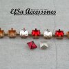 1 meter Bracelet setting for 8 mm Chessboard Swarovski Crystals
