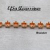 1 meter Bracelet setting for 8 mm Chessboard Swarovski Crystals