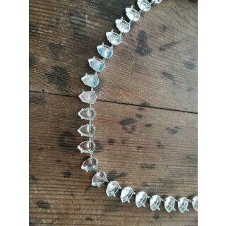 1 m Kettenfassung fr 14*10 mm Pearshape Swarovski Kristalle