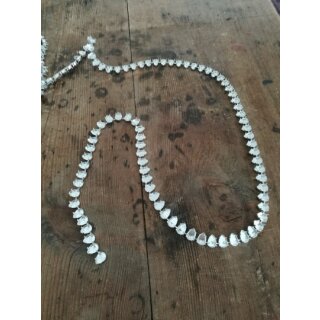1 m Kettenfassung fr 14*10 mm Pearshape Swarovski Kristalle