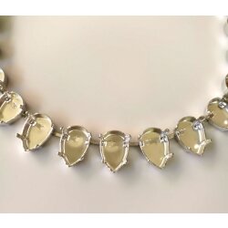 1 m Kettenfassung für 14*10 mm Pearshape Swarovski...