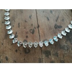 1 m empty necklace cupchain for 14*10 mm Pearshape Swarovski Crystals