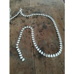 1 m empty necklace cupchain for 14*10 mm Pearshape Swarovski Crystals