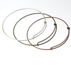 Adjustable Copper Wire Bracelet ø 1,5 mm