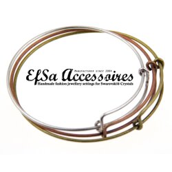 Adjustable Copper Wire Bracelet ø 1,5 mm