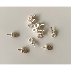 10 Stück Perlen Connectoren, Verbinder, Perlen Zubehör Gold Messing