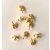 10 pcs. Bail connectors, pearl findings Gold Brass