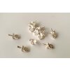 10 pcs. Bail connectors, pearl findings Gold Brass