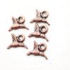 20 Hummingbird Charms Pendant, Antique Copper