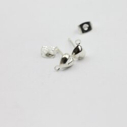 5 Pairs Earring Post 7 x 8 mm