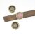 10 Slide Beads for 10 mm Cabochon, Antique Bronze