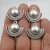 5 Tribal Charms Pendants  Ethnic Style, Antique Silver