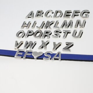 Schiebeperlen Buchstaben, Anhnger Buchstaben, Altsilber