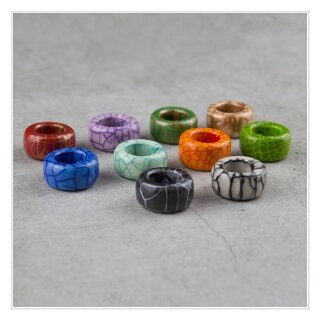 10 Stk. 20 mm Keramik Ringe