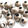 20 pcs. round metal Beads 10 mm Antique Copper